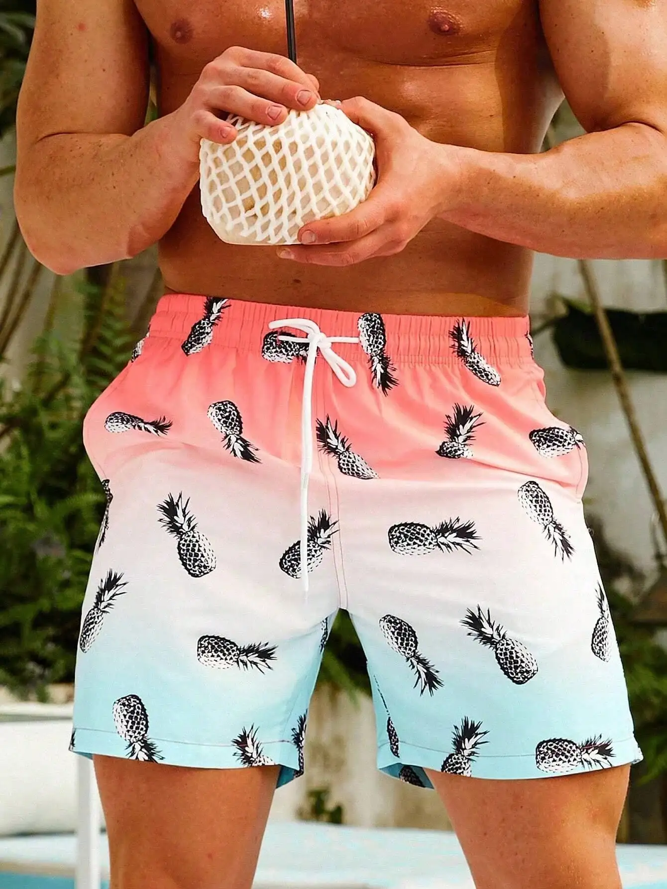 Bamboo Fiber Trunk - Men's Beach Shorts Summer Fashion Hawaii