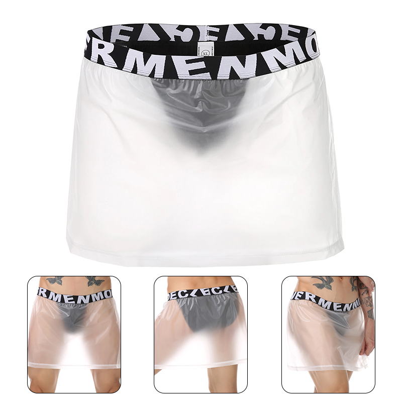 Boxer Shorts Modal - Men Sexy Transparent Swimwear Beach Shorts