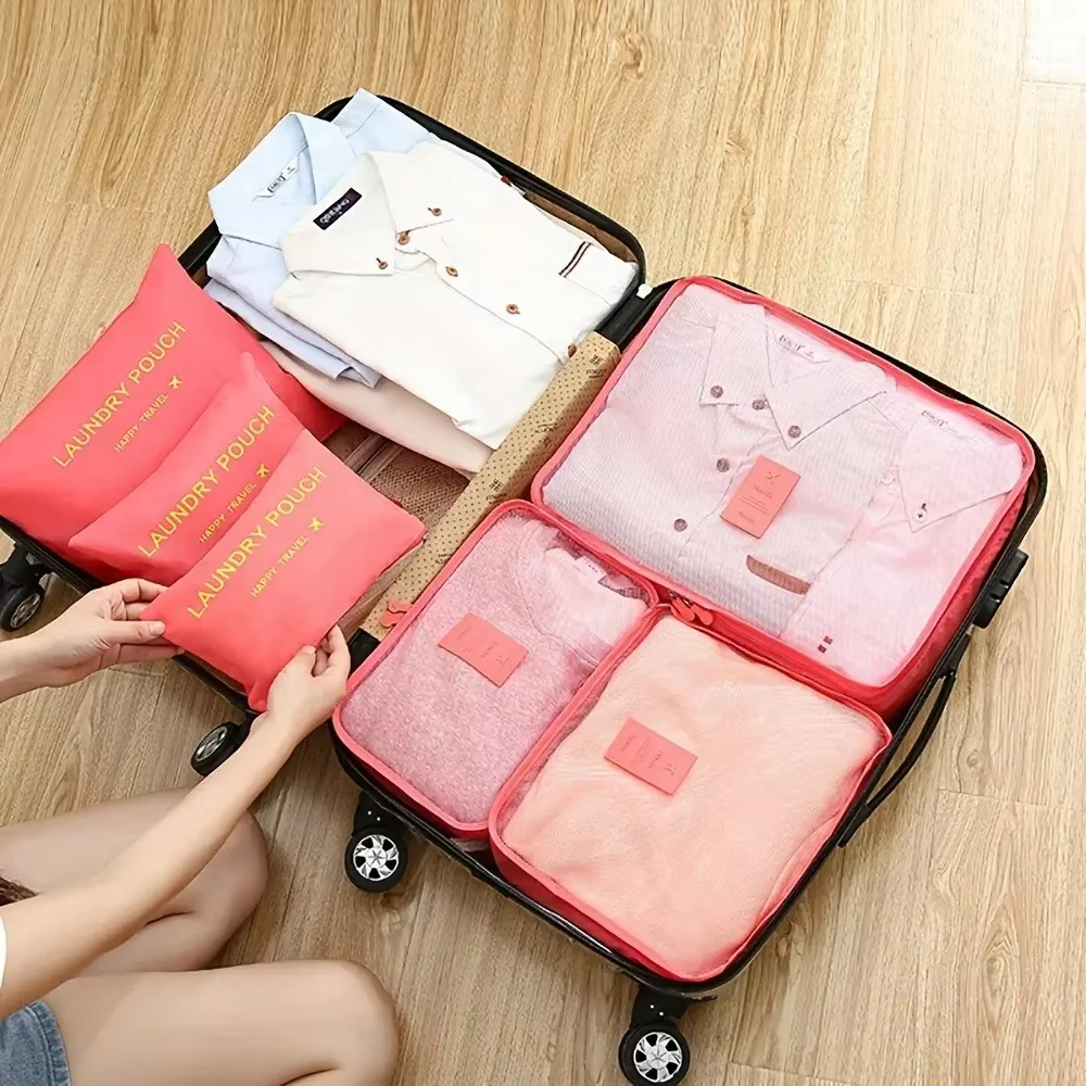 Multi Pack Underwear - 6pcs Travel Luggage Packing Cubes, Suitcase