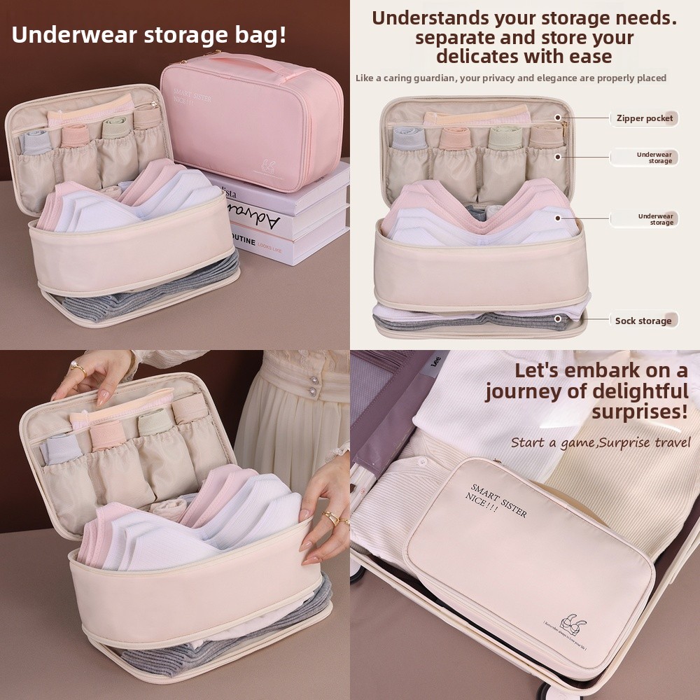 Multi Pack Underwear - Large Capacity Travel Organizing Bag for