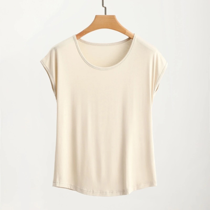 Undershirt Crew Neck - Women Modal Crew Neck Sleeveless Tee
