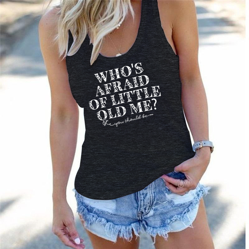 Suspender Tank Top - Who Afraid of Little Old Me