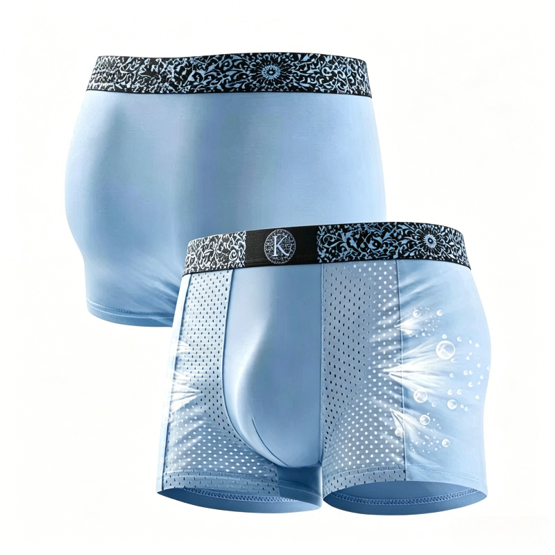 Men's Cool Ice Silk Mesh Boxer - Mesh Sport Boxer recensie en prijs