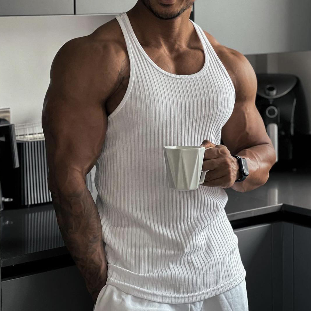 2024 Summer new men V-neck Ves - Sleeveless Undershirt recensie en prijs