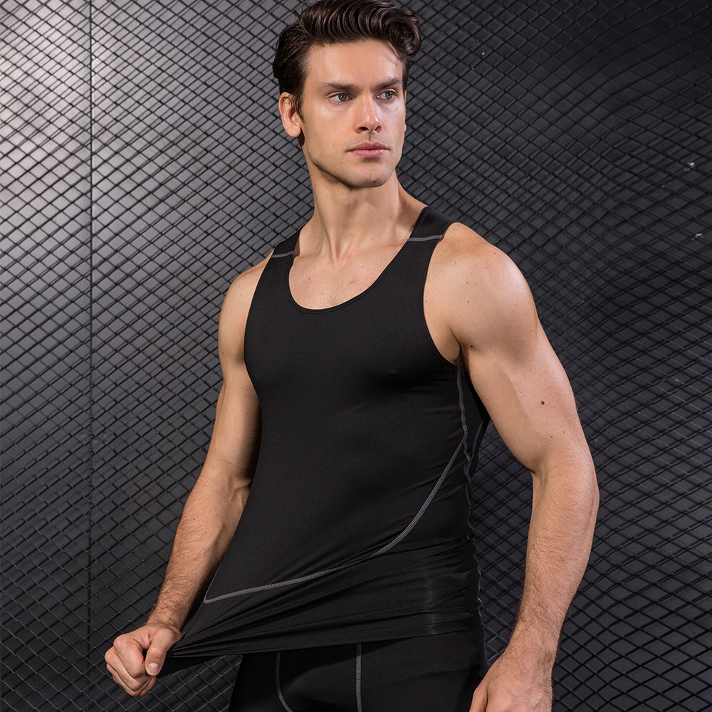 Men Black Sport Skinny Vest Ti - Base Layer Top recensie en prijs