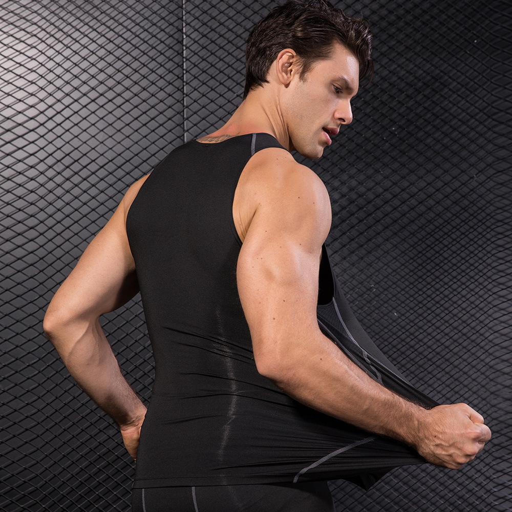 Men Black Sport Skinny Vest Ti - Base Layer Top recensie en prijs