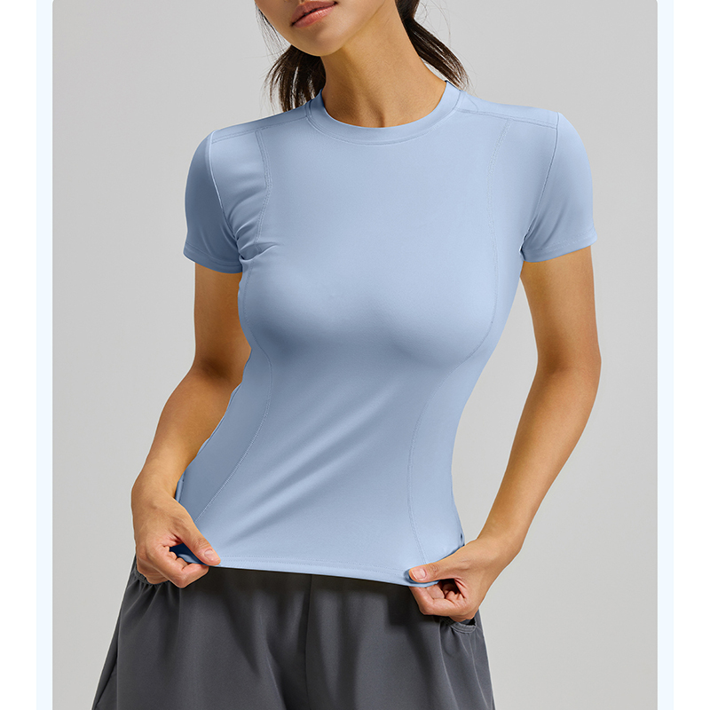 Women Slim Fit Yoga T-Shirt Qu - T Shirt Tight Fit recensie en prijs