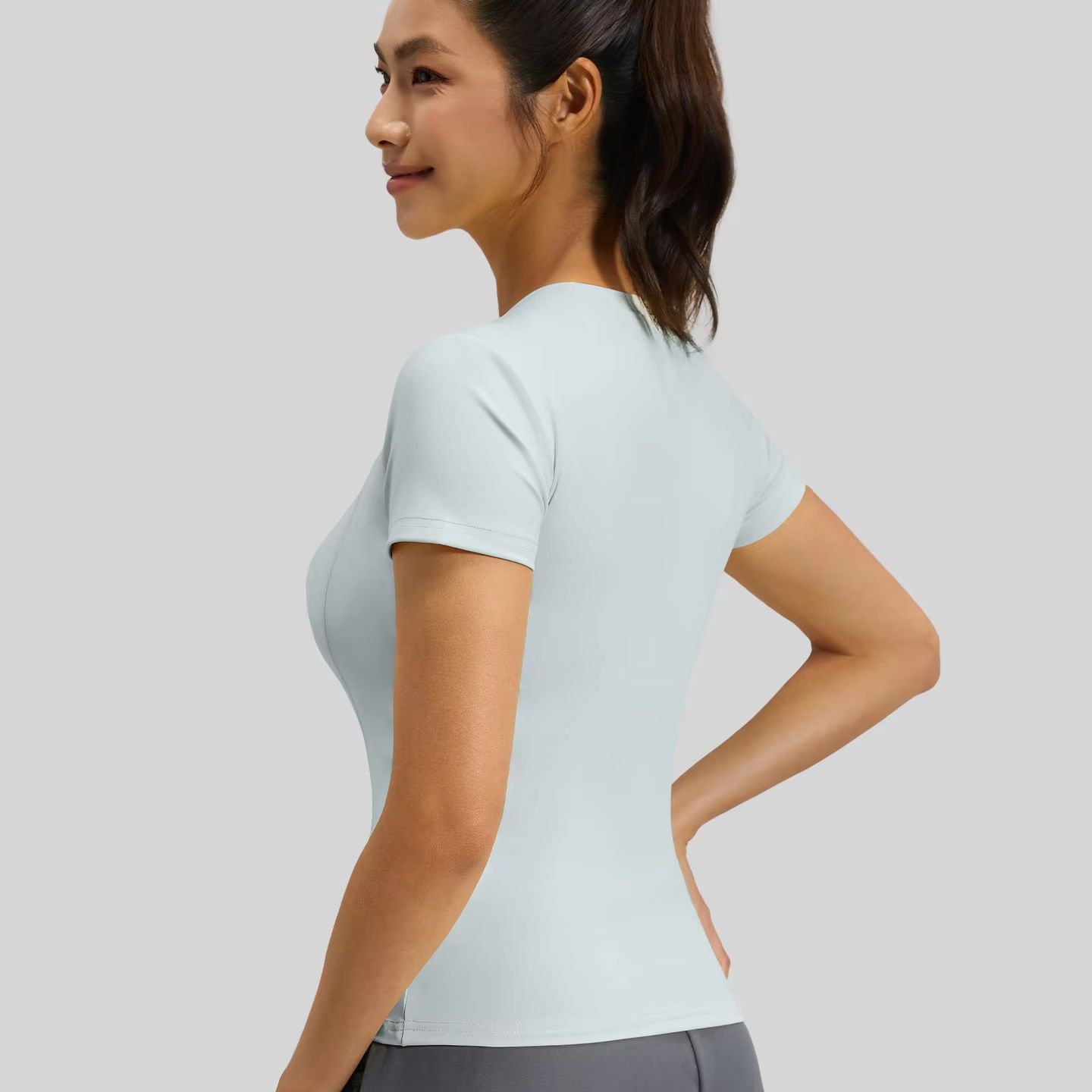 Women Slim Fit Yoga T-Shirt Qu - T Shirt Tight Fit recensie en prijs