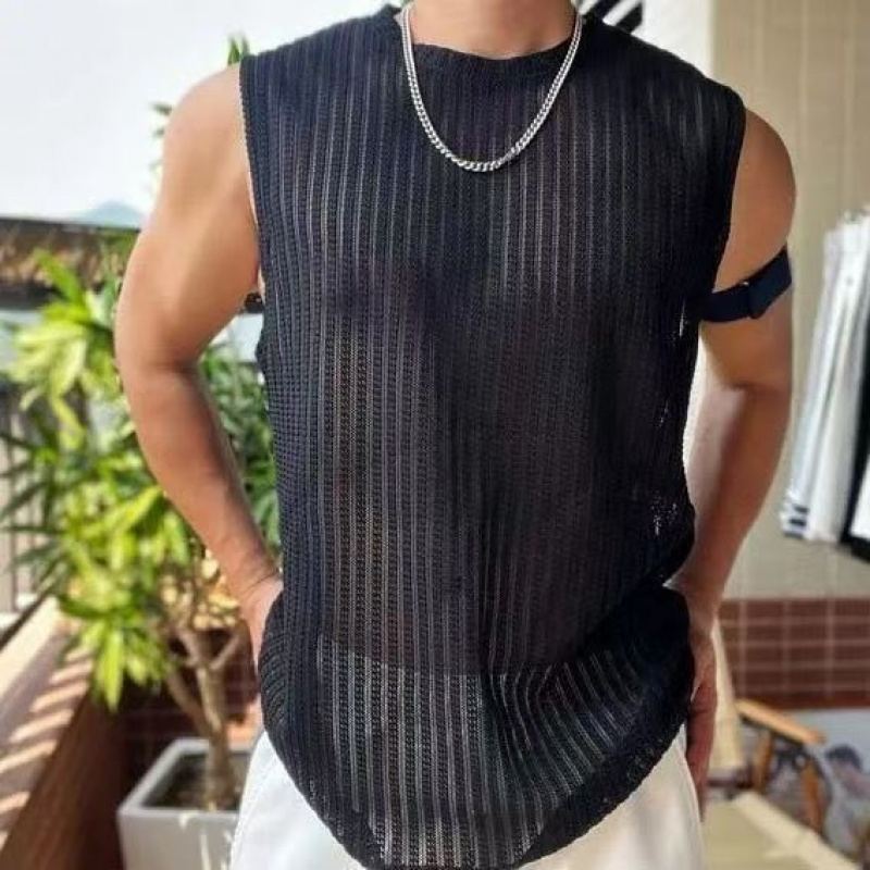 Men’s Ribbed Top Crew Neck Sle - Undershirt Crew Neck recensie en prijs