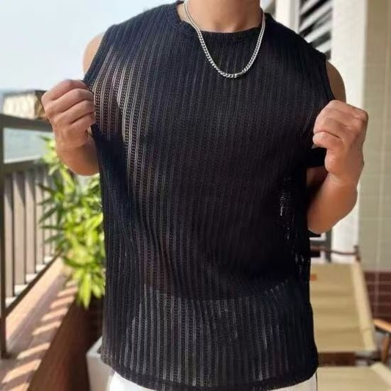 Men’s Ribbed Top Crew Neck Sle - Undershirt Crew Neck recensie en prijs