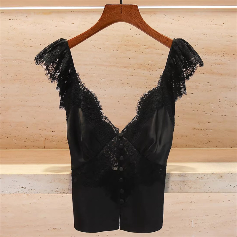 Women's vest New lace patchwor - Suspender Tank Top recensie en prijs