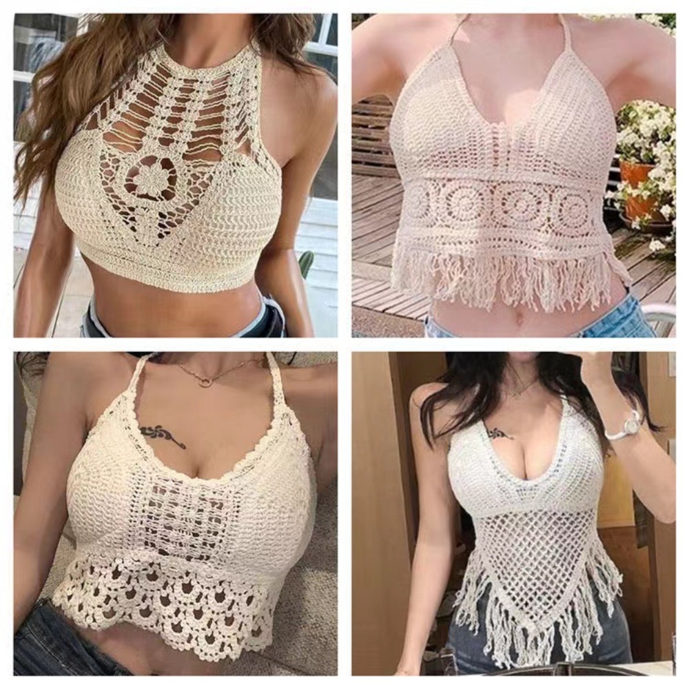 Women Boho Y2k Top Fringe Back - Suspender Tank Top recensie en prijs