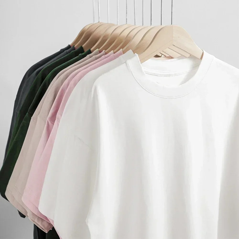 Black 450g Heavyweight Cotton  - Undershirt Crew Neck recensie en prijs