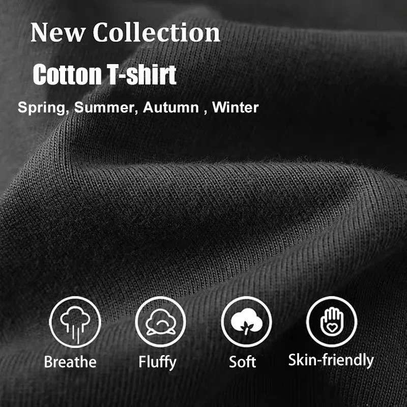 Black 450g Heavyweight Cotton  - Undershirt Crew Neck recensie en prijs