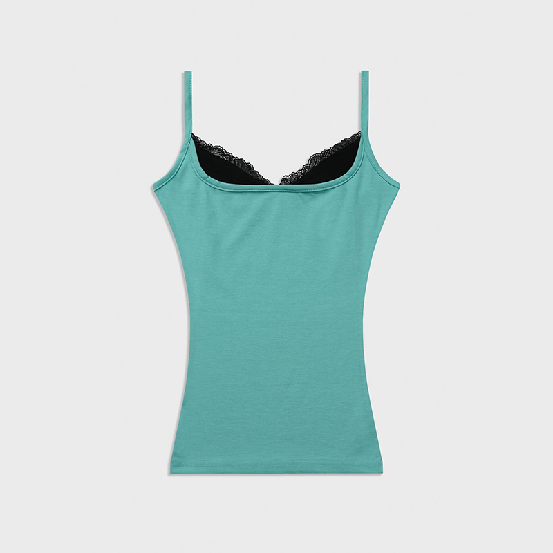 Y2K retro color matching lace  - Suspender Tank Top recensie en prijs