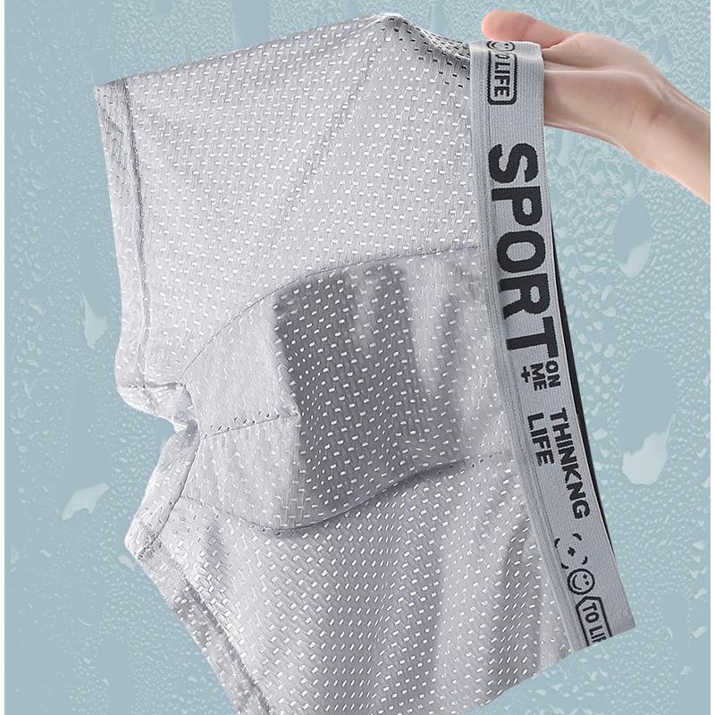 5PCS Men's Ice Silk Mesh Boxer - Mesh Sport Boxer recensie en prijs