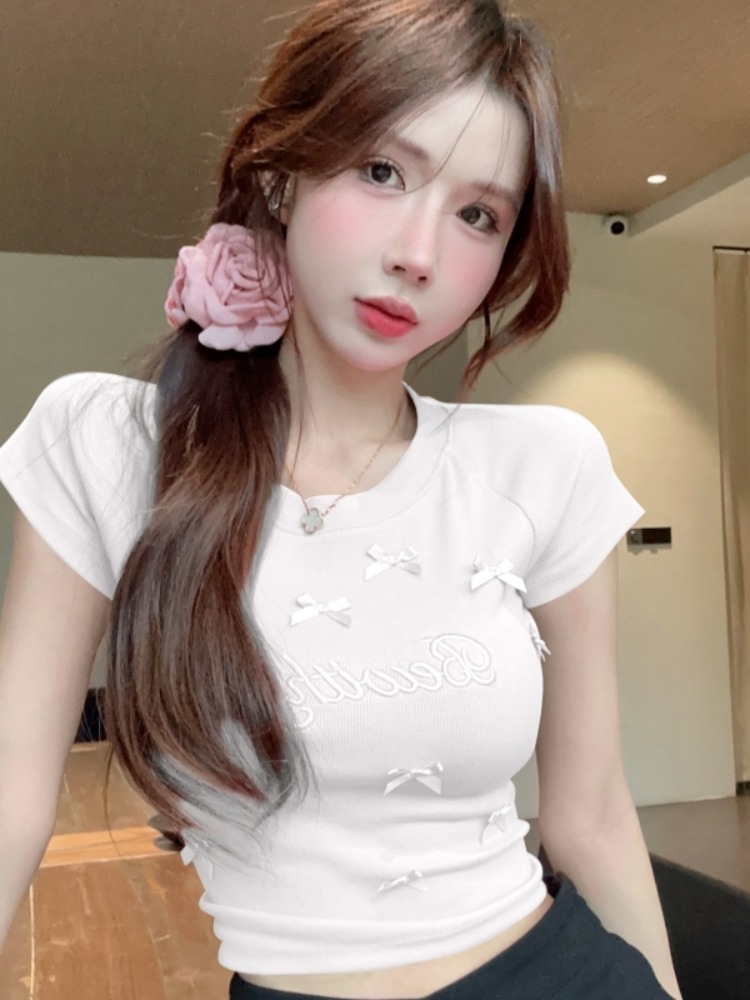 Summer Women's Sweet Short Sle - T Shirt Tight Fit recensie en prijs