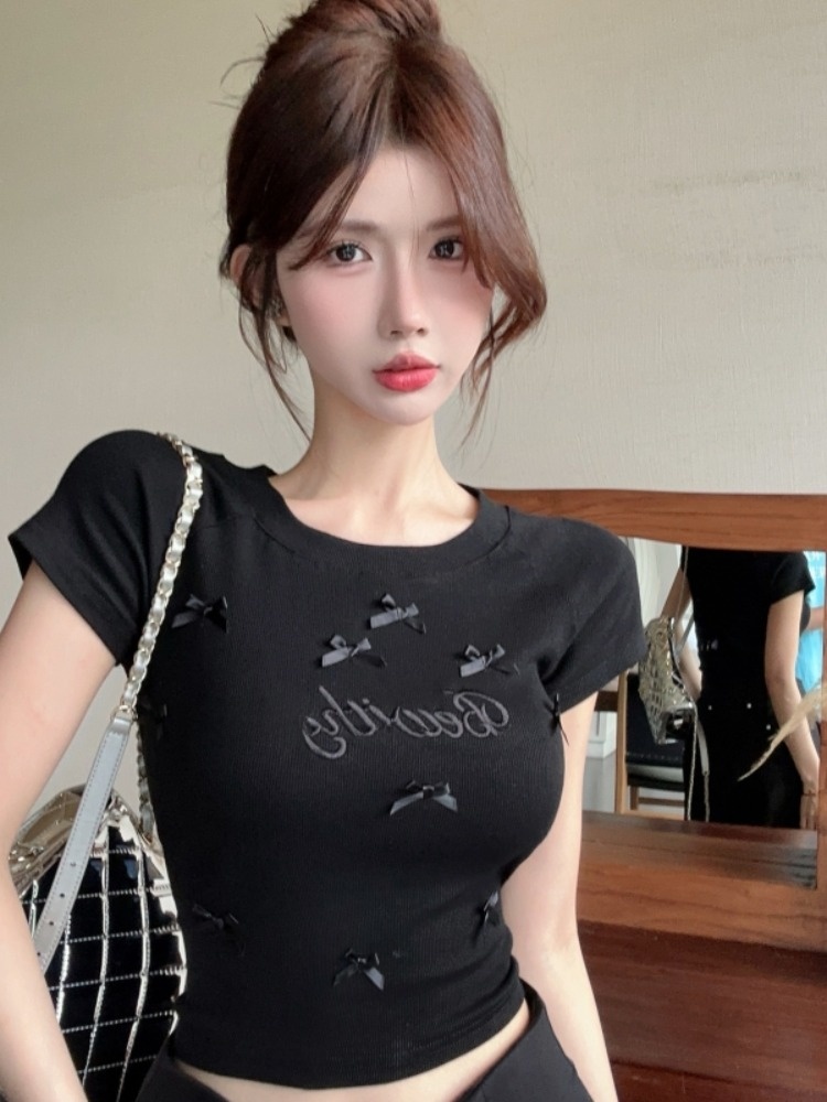 Summer Women's Sweet Short Sle - T Shirt Tight Fit recensie en prijs