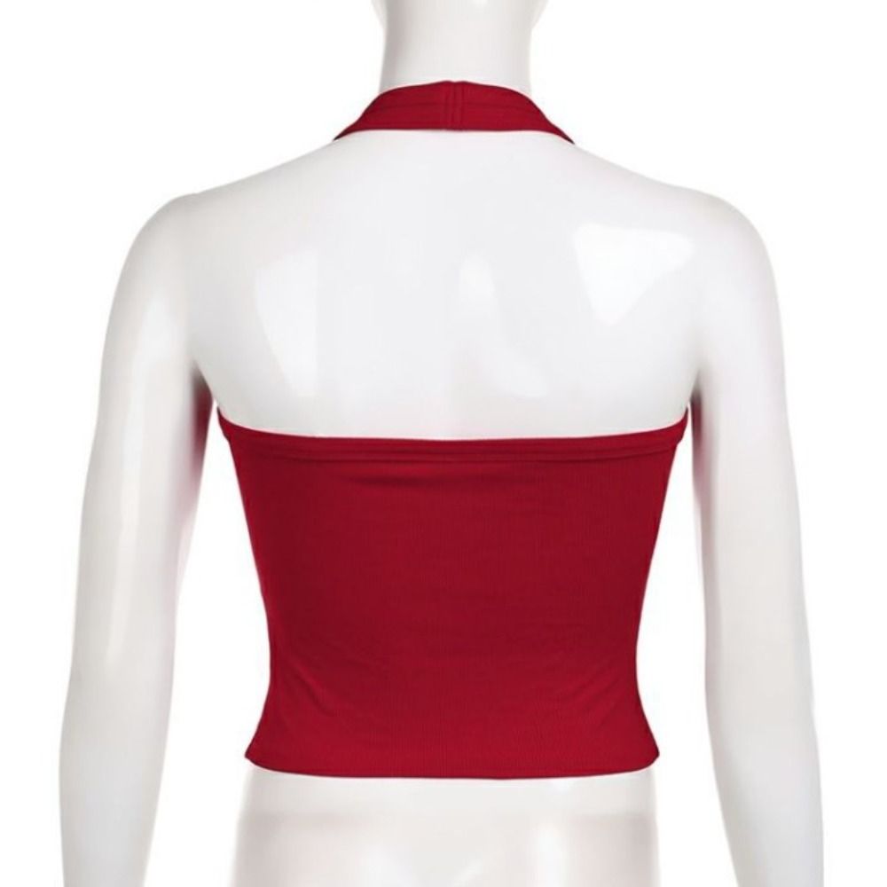 Crop Top Y2K Retro Alphabets C - Suspender Tank Top recensie en prijs