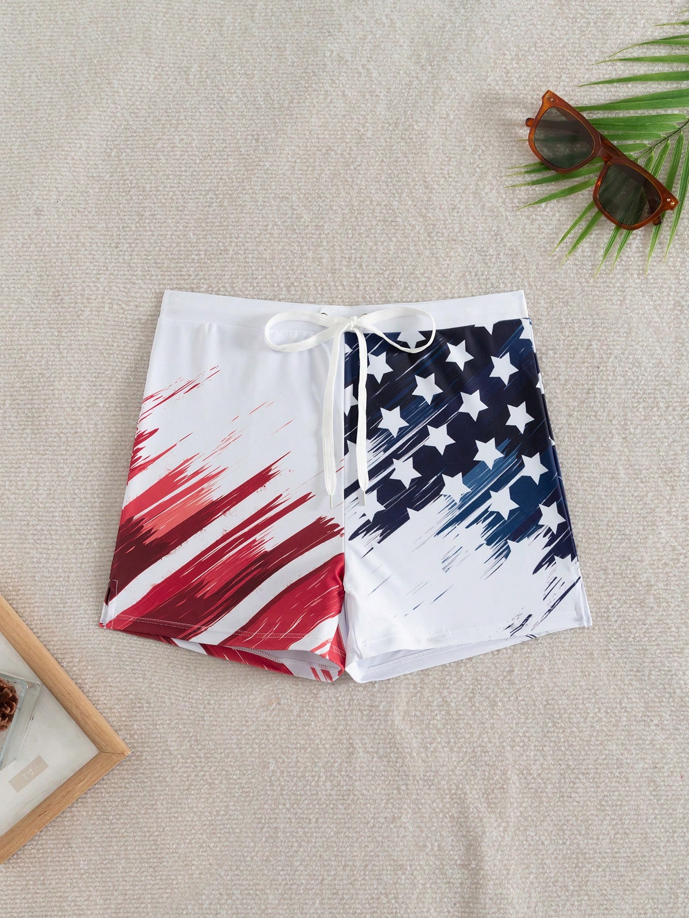 Men's Casual Flag Printed Draw - Bamboo Fiber Trunk recensie en prijs