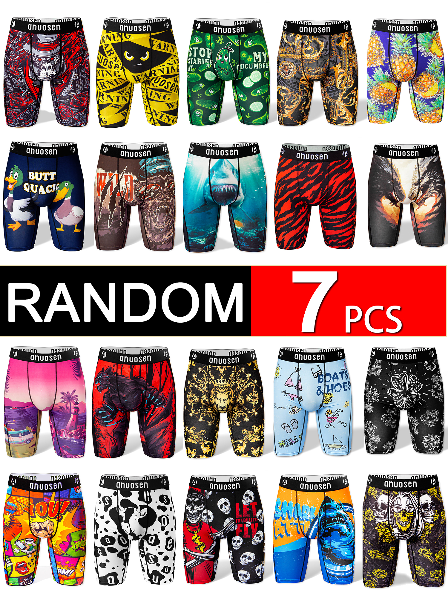 Random 7-Piece Set of Men's Lo - Multi Pack Underwear recensie en prijs