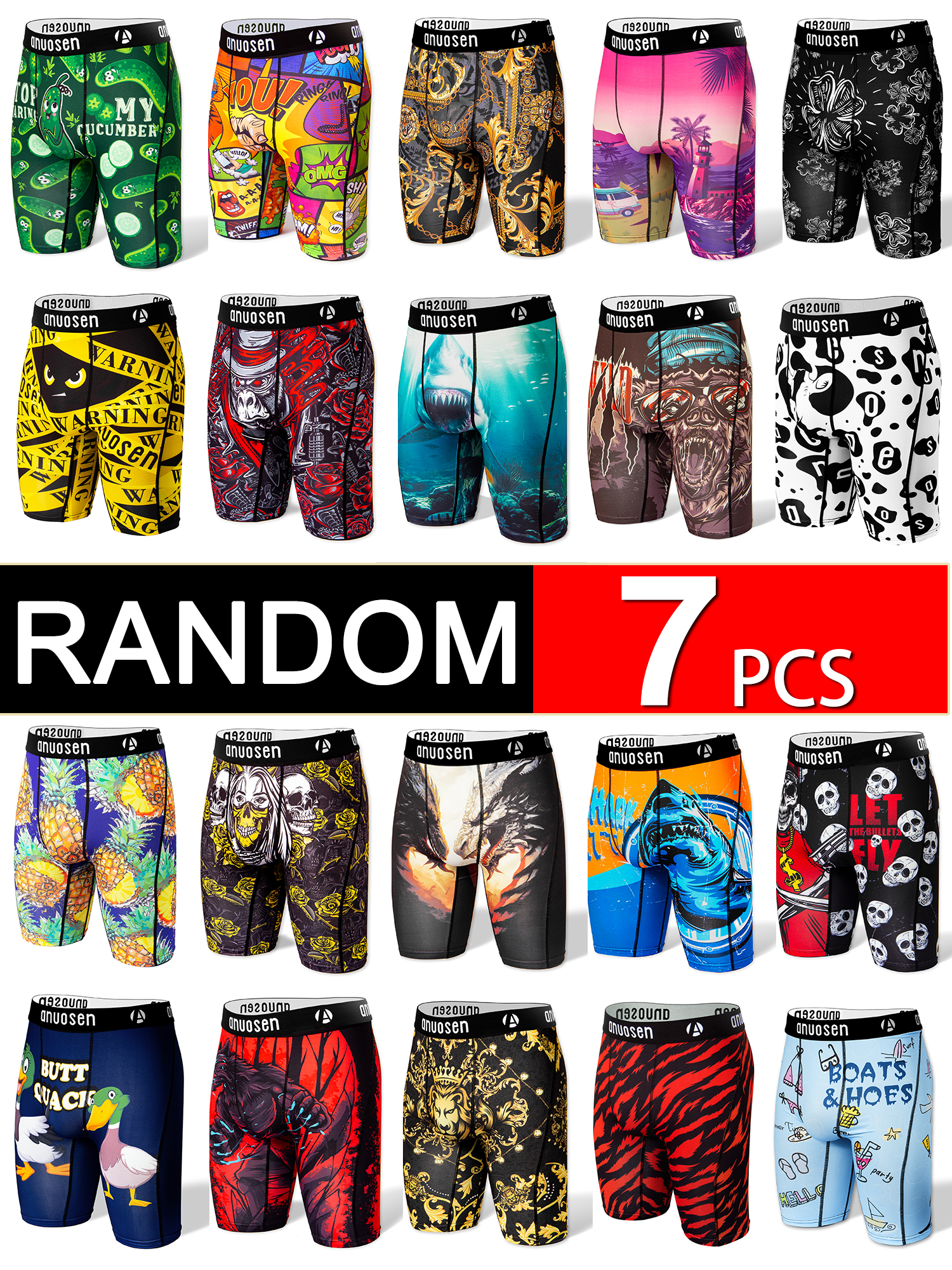 Random 7-Piece Set of Men's Lo - Multi Pack Underwear recensie en prijs