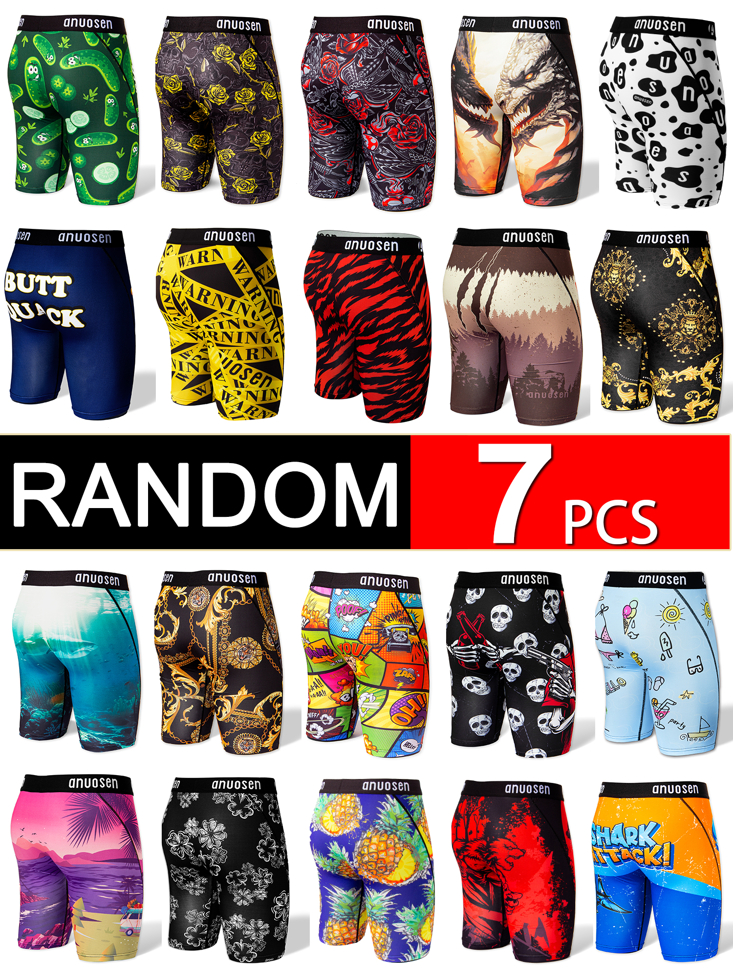 Random 7-Piece Set of Men's Lo - Multi Pack Underwear recensie en prijs