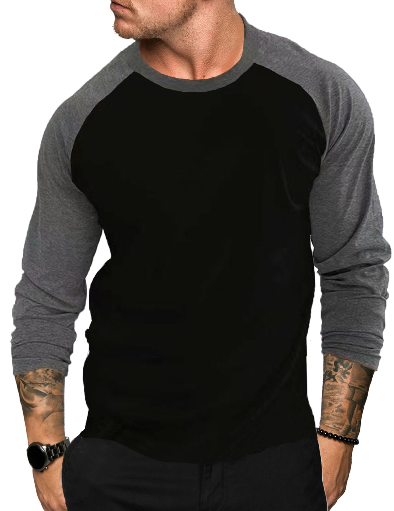 Men's Crew Neck Long Sleeve T‑ - Undershirt Crew Neck recensie en prijs