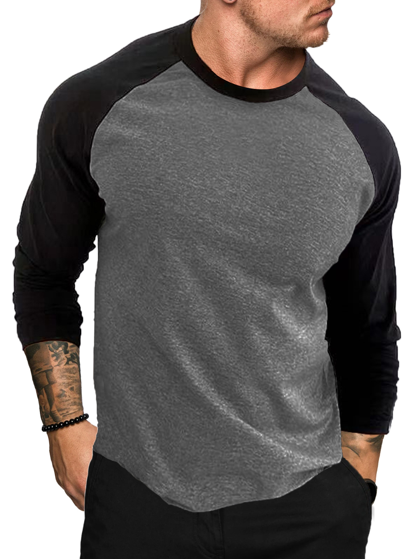 Men's Crew Neck Long Sleeve T‑ - Undershirt Crew Neck recensie en prijs