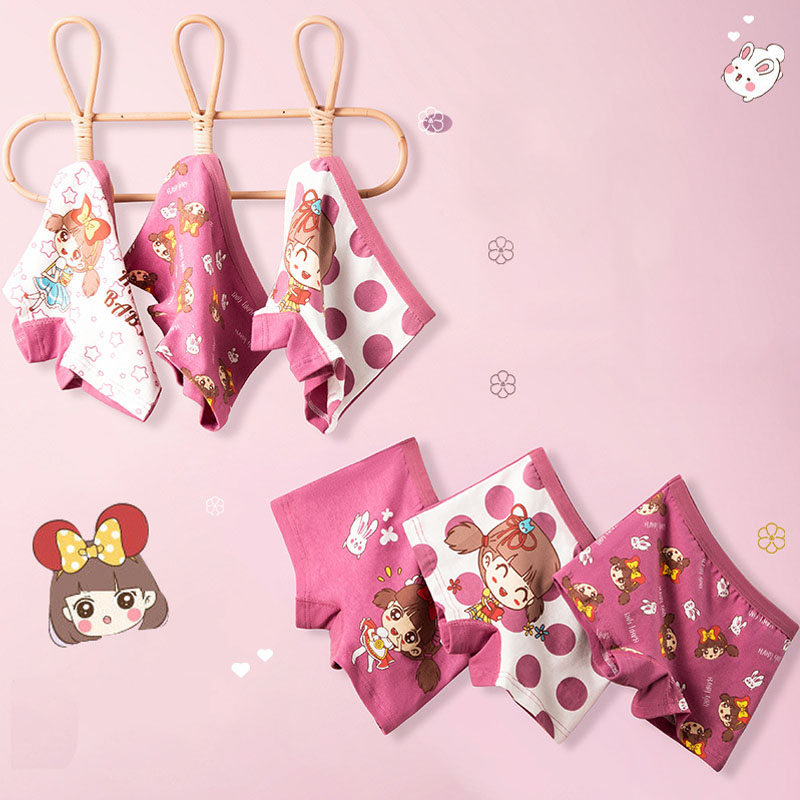 4pcs/Pack Young Girl Underwear - Boxer Brief Pack Cotton recensie en prijs