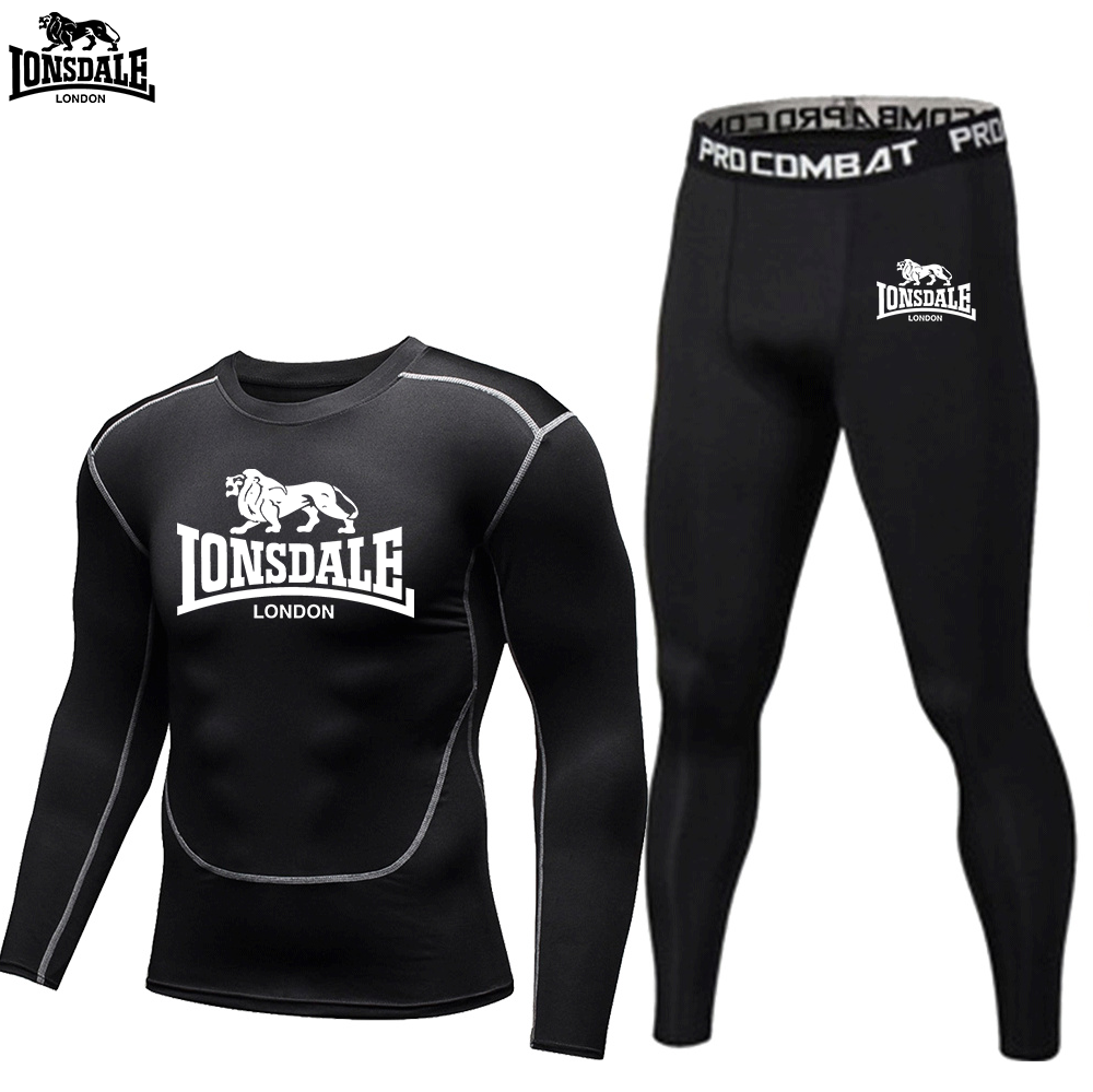 LONSDALE Graphic Print Long Sl - Compression Long Pant recensie en prijs