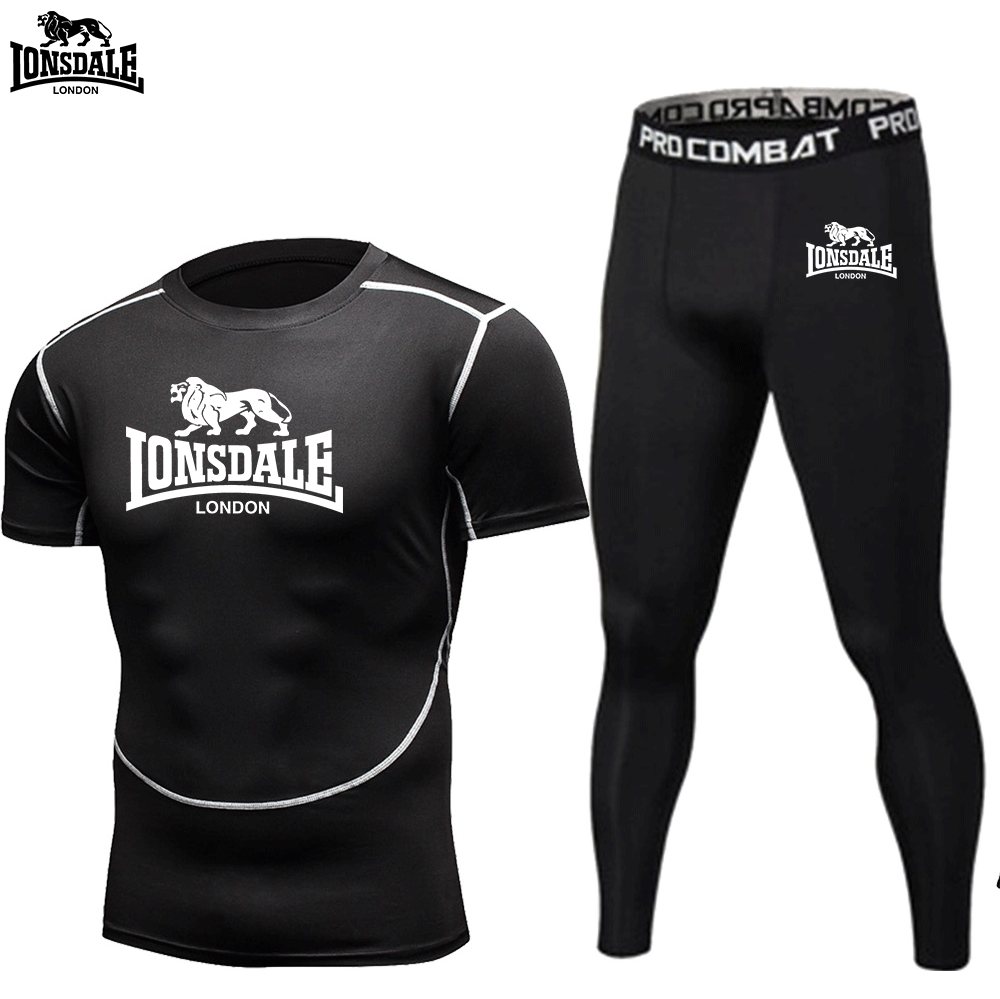 LONSDALE Graphic Print Long Sl - Compression Long Pant recensie en prijs