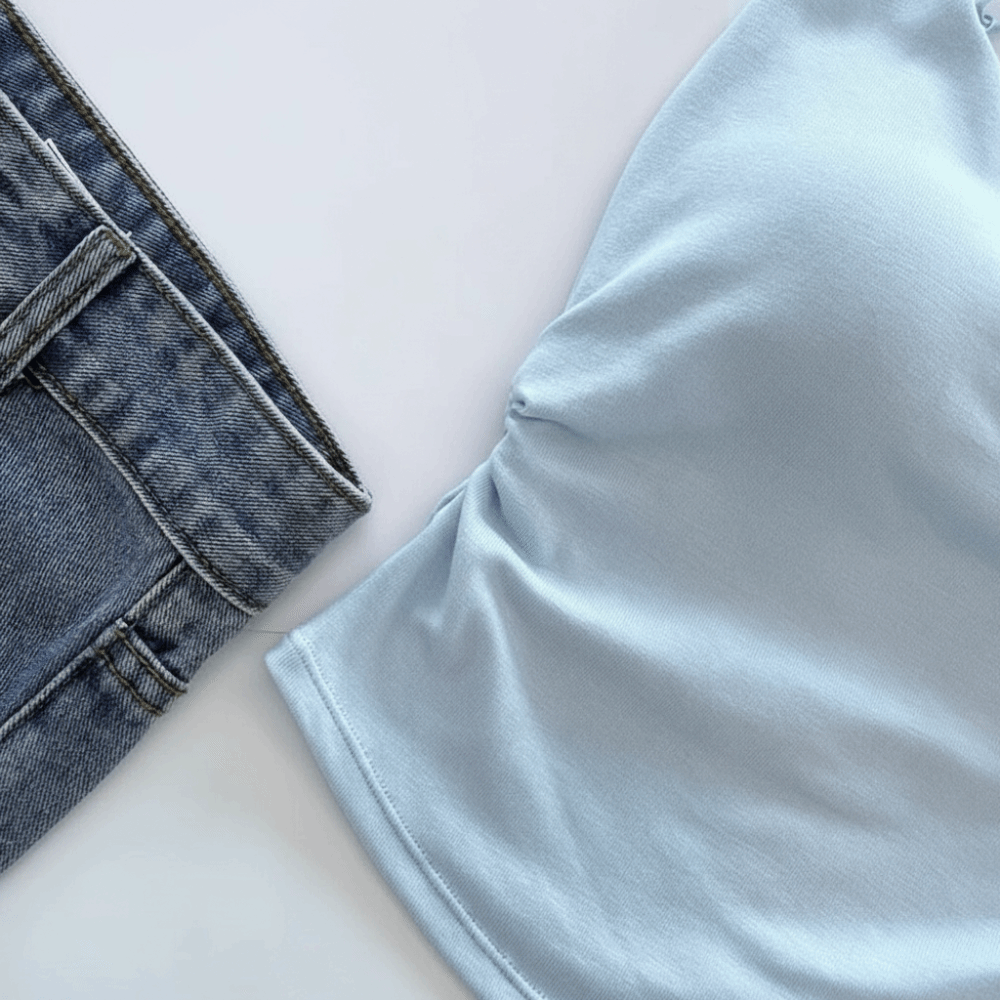 Simple Sleeveless Suspender Ve - Suspender Tank Top recensie en prijs