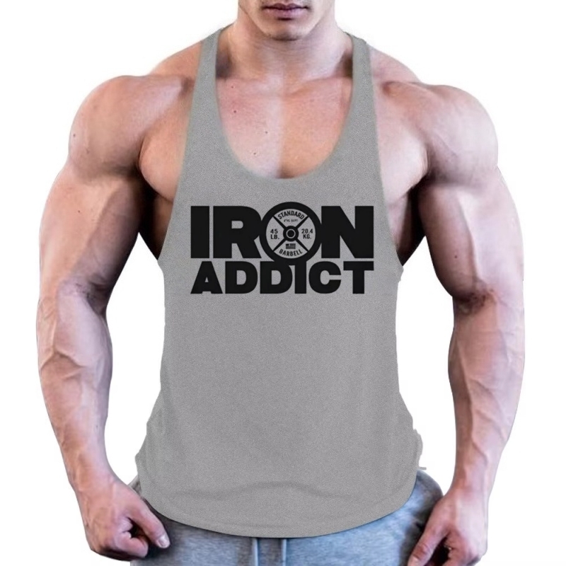 Men's Gym Fitness Tank Top - C - Suspender Tank Top recensie en prijs