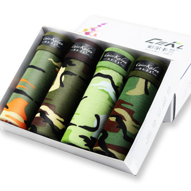 4pcs/lot Camouflage Boxer Men  - Boxer Shorts Modal recensie en prijs