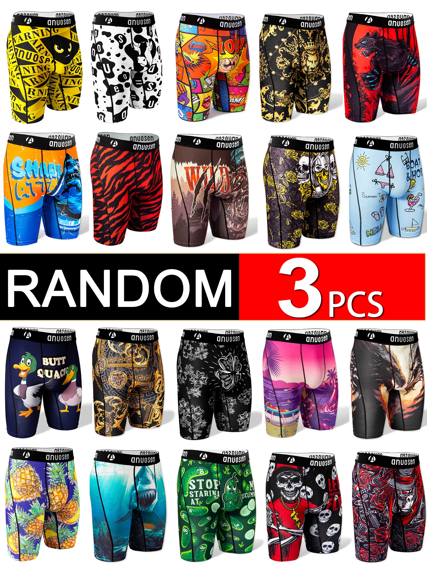 Random 3-Piece Set of Men's Lo - Multi Pack Underwear recensie en prijs