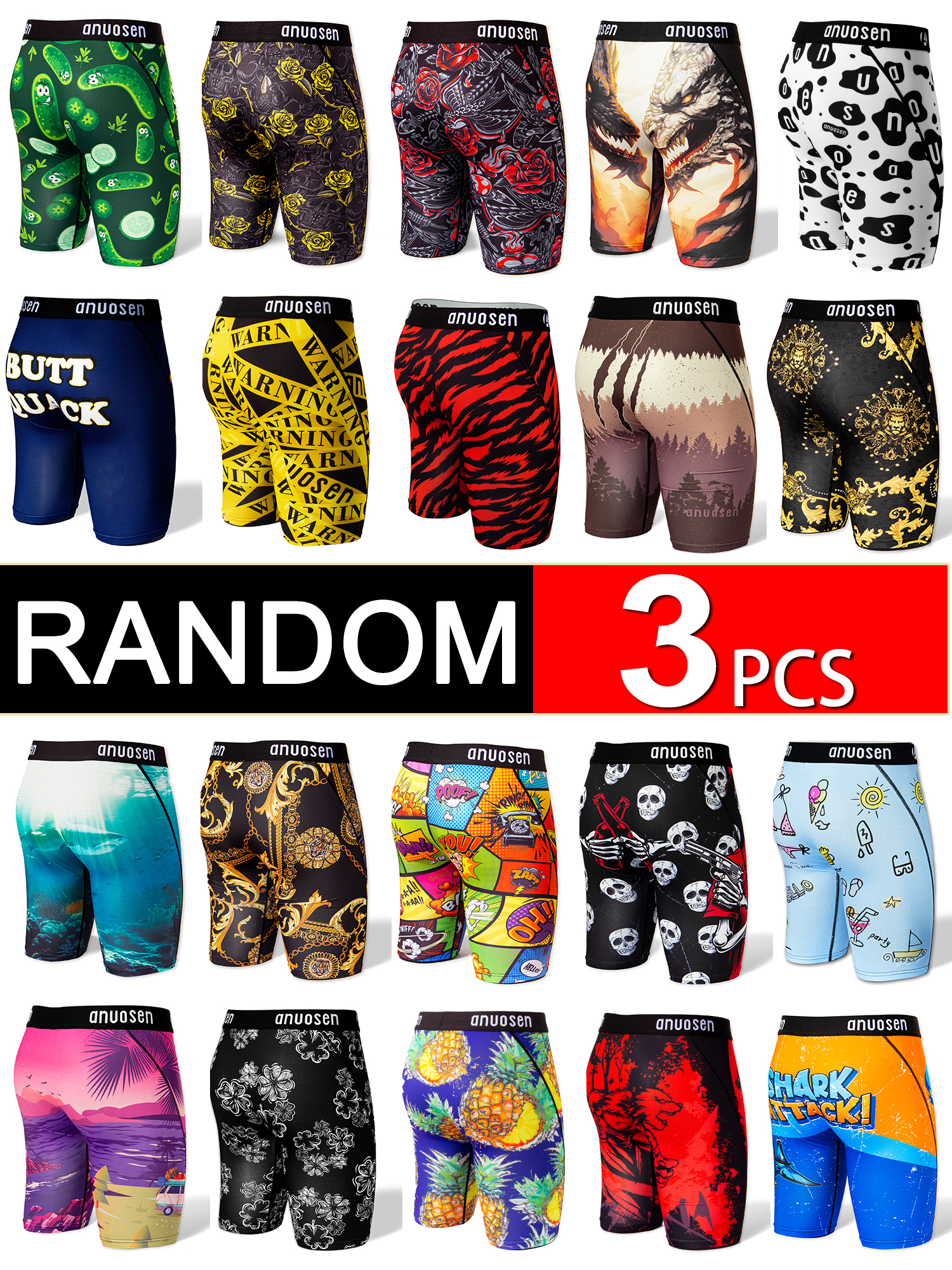 Random 3-Piece Set of Men's Lo - Multi Pack Underwear recensie en prijs