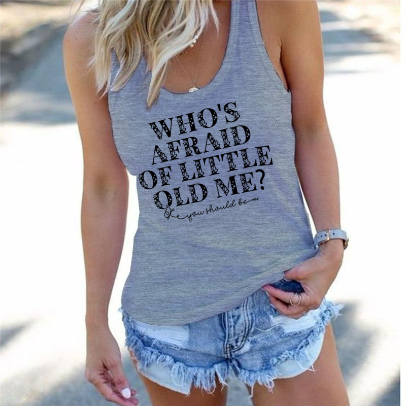 Who Afraid of Little Old Me He - Suspender Tank Top recensie en prijs