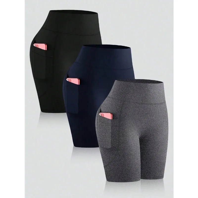 High Waist Yoga Shorts 3Pcs Se - Compression Shorts Athletes recensie en prijs