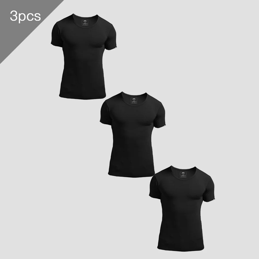 3PCS Men's Underwear Summer Sh - Undershirt Crew Neck recensie en prijs